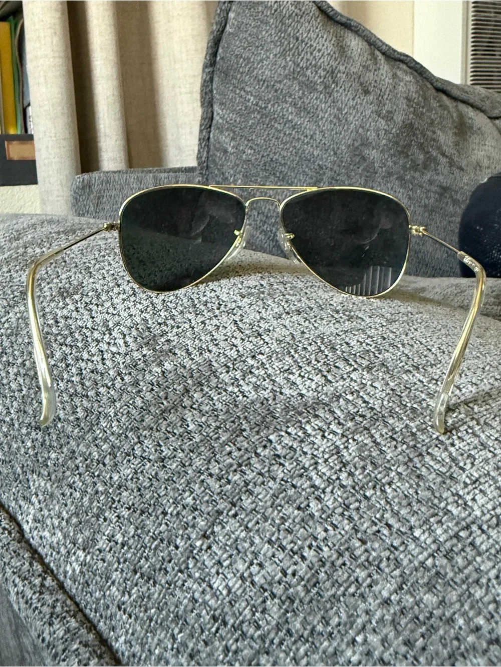 Ray-Ban Junior Aviator RJ9506S Youth Sunglasses Gold Frame w/ Case & Cloth